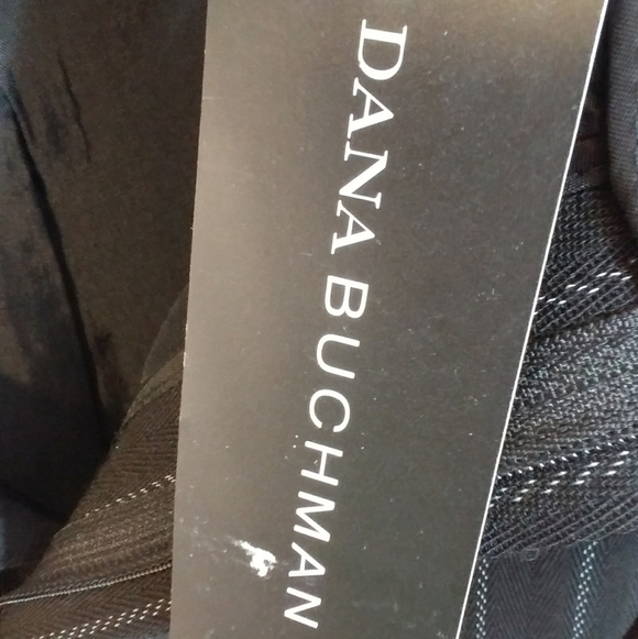 Dana Buchman Woman Annie Black Stripe 98% Wool Career Business Pants Size 14 - Picture 4 of 13